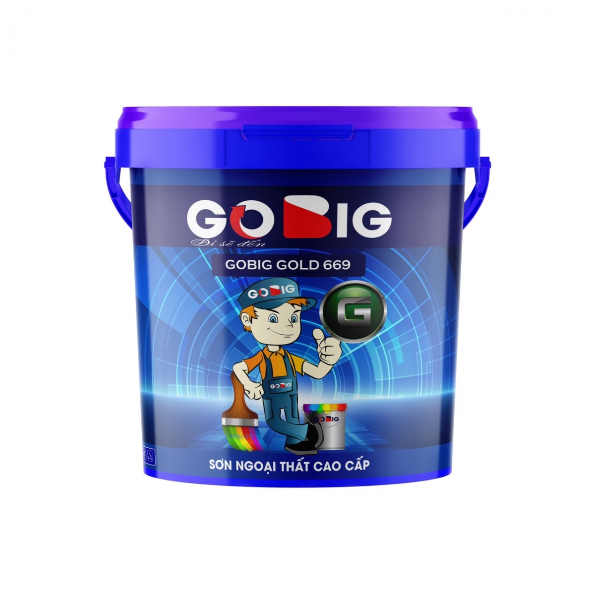 SƠN NGOẠI THẤT CAO CẤP GOBIG GOLD 669