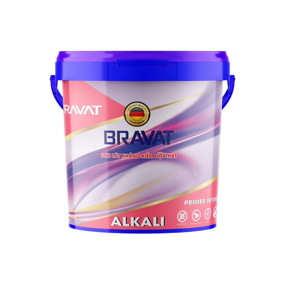 Sơn nước nội thất hoàn hảo Bravat ALKALI PRIMER INTERIOR 